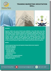 training memahami konsep negosiasi murah