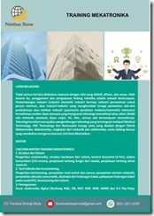 training memahami pengertian mekatronika murah