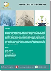 training melakukan muslihat dalam negosiasi murah