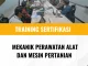 sertifikasi perawatan mesin pertanian