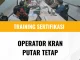 sertifikasi pengoperasian kran tetap