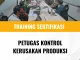 sertifikasi inspeksi kerusakan produksi